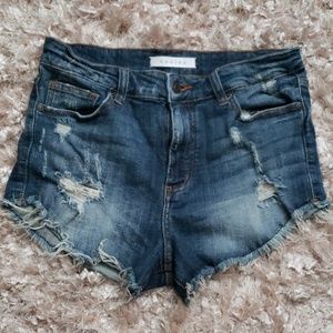 Lulu high rise cutoff shorts